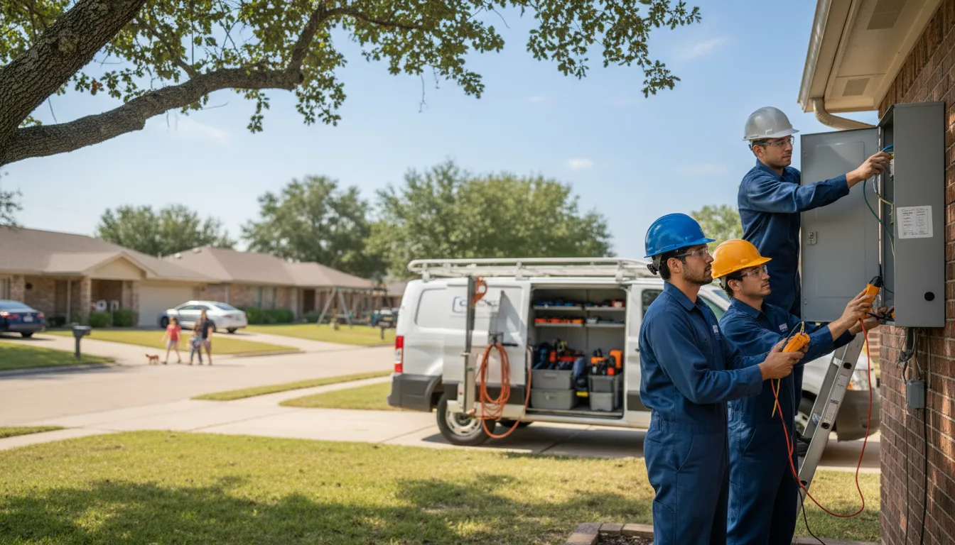 Certified electrician providing emergency electrical services in Busby, MT
